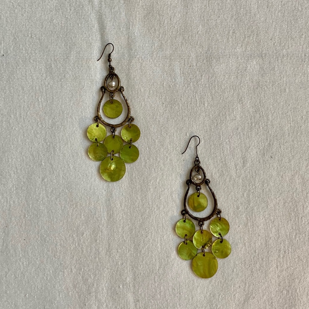 Bohemian style dangle earrings